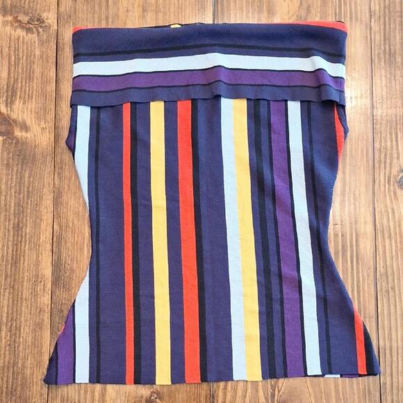 Ipekyol Fitted Striped Sleeveless Shirt Size Small - Picture 2 of 6